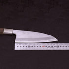 Deba White steel #1 Walnut Handle 150mm-White steel #1-Japanese Handle-[Musashi]-[Japanese-Kitchen-Knives]