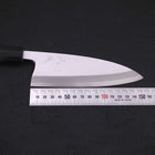 Deba White steel #2 Kasumi Buffalo Magnolia Handle 150mm-White steel #2-Kasumi-Japanese Handle-[Musashi]-[Japanese-Kitchen-Knives]