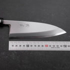 Deba White steel #2 Kasumi Buffalo Magnolia Handle 150mm-White steel #2-Kasumi-Japanese Handle-[Musashi]-[Japanese-Kitchen-Knives]