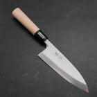 Deba White steel #2 Kasumi Buffalo Magnolia Handle 165mm-White steel #2-Kasumi-Japanese Handle-[Musashi]-[Japanese-Kitchen-Knives]