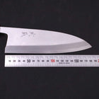 Deba White steel #2 Kasumi Sumi Urushi Handle 180mm-White steel #2-Kasumi-Japanese Handle-[Musashi]-[Japanese-Kitchen-Knives]