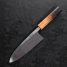 Deba White steel #2 Kurouchi Tsuchime Yaki Urushi Handle 165mm-White steel #2-Kurouchi-Japanese Handle-[Musashi]-[Japanese-Kitchen-Knives]