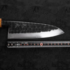 Deba White steel #2 Kurouchi Tsuchime Yaki Urushi Handle 165mm-White steel #2-Kurouchi-Japanese Handle-[Musashi]-[Japanese-Kitchen-Knives]