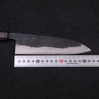 Funayuki Blue Super Kurouchi Buffalo Ebony Handle 165mm-Blue Super-Kurouchi-Japanese Handle-[Musashi]-[Japanese-Kitchen-Knives]