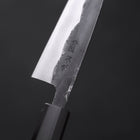 Funayuki Sabaki Blue Super Kurouchi Buffalo Ebony Handle 120mm-Blue Super-Kurouchi-Japanese Handle-[Musashi]-[Japanese-Kitchen-Knives]