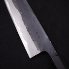 Funayuki Sabaki Blue Super Kurouchi Buffalo Ebony Handle 180mm-Blue Super-Kurouchi-Japanese Handle-[Musashi]-[Japanese-Kitchen-Knives]