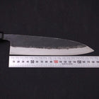 Funayuki Sabaki Blue Super Kurouchi Buffalo Ebony Handle 180mm-Blue Super-Kurouchi-Japanese Handle-[Musashi]-[Japanese-Kitchen-Knives]