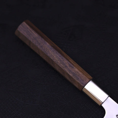 Funayuki Silver Steel #3 Hamachidori Walnut Handle 165mm-Silver Steel #3-Japanese Handle-[Musashi]-[Japanese-Kitchen-Knives]