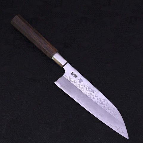 Funayuki Silver Steel #3 Hamachidori Walnut Handle 165mm-Silver Steel #3-Japanese Handle-[Musashi]-[Japanese-Kitchen-Knives]