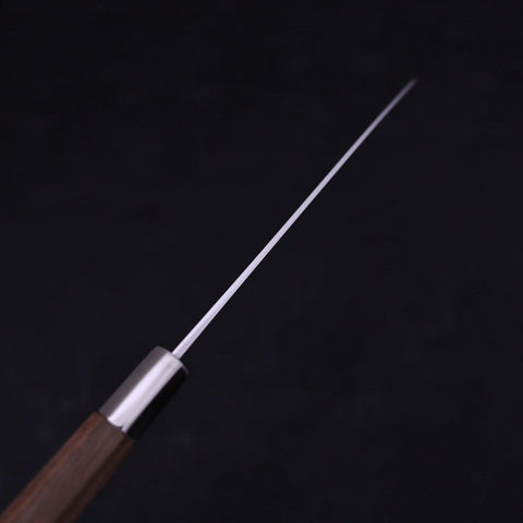 Funayuki Silver Steel #3 Ichimatsu Walnut Handle 165mm-Silver Steel #3-Japanese Handle-[Musashi]-[Japanese-Kitchen-Knives]