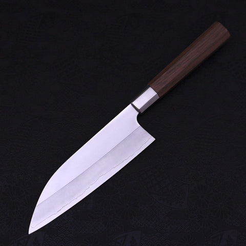 Funayuki Silver Steel #3 Kazahana Walnut Handle 165mm-Silver Steel #3-Japanese Handle-[Musashi]-[Japanese-Kitchen-Knives]