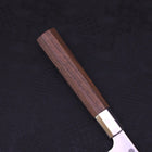 Funayuki Silver Steel #3 Kazahana Walnut Handle 165mm-Silver Steel #3-Japanese Handle-[Musashi]-[Japanese-Kitchen-Knives]