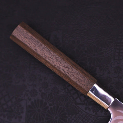 Funayuki Silver Steel #3 Kemanmon Walnut Handle 165mm-Silver Steel #3-Japanese Handle-[Musashi]-[Japanese-Kitchen-Knives]