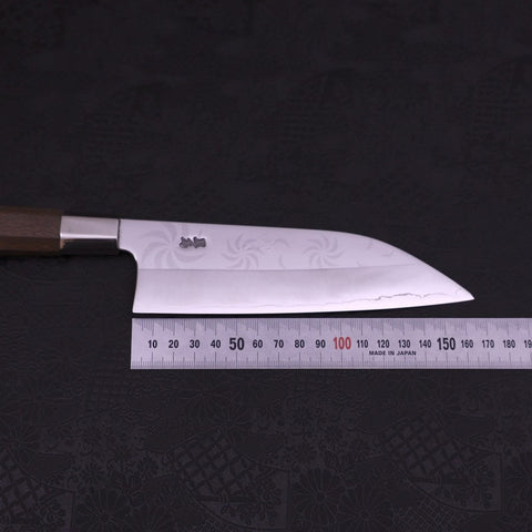 Funayuki Silver Steel #3 Kemanmon Walnut Handle 165mm-Silver Steel #3-Japanese Handle-[Musashi]-[Japanese-Kitchen-Knives]