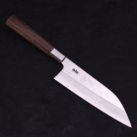 Funayuki Silver Steel #3 Sakura Walnut Handle 165mm-Silver Steel #3-Japanese Handle-[Musashi]-[Japanese-Kitchen-Knives]