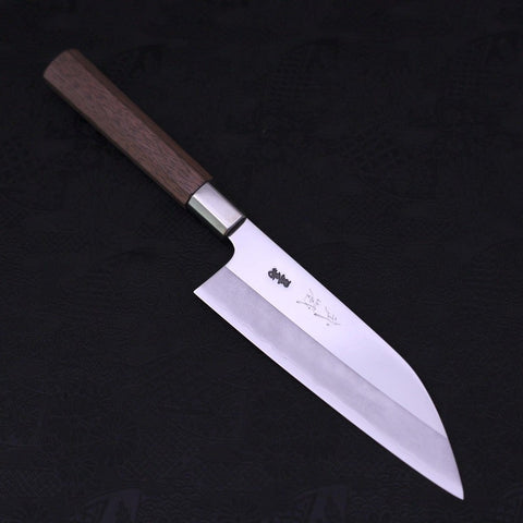 Funayuki Silver Steel #3 Walnut Handle 165mm-Silver Steel #3-Japanese Handle-[Musashi]-[Japanese-Kitchen-Knives]