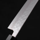 Gyuto AUS-10 Mirror Tsuchime Damascus Buffalo Teak Handle 210mm-AUS-10-Damascus-Japanese Handle-[Musashi]-[Japanese-Kitchen-Knives]