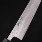 Gyuto AUS-10 Nashiji Damascus Ebony Handle 180mm-AUS-10-Damascus-Japanese Handle-[Musashi]-[Japanese-Kitchen-Knives]