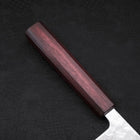 Gyuto AUS-10 Nashiji Damascus Purple Urushi Handle 210mm-AUS-10-Damascus-Japanese Handle-[Musashi]-[Japanese-Kitchen-Knives]