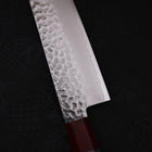 Gyuto AUS-10 Tsuchime Damascus Cherry Handle 210mm-AUS-10-Damascus-Japanese Handle-[Musashi]-[Japanese-Kitchen-Knives]