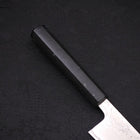 Gyuto AUS-10 Wave Nickel Damascus Ocean Black Handle 180mm-AUS-10-Damascus-Ocean Handle-[Musashi]-[Japanese-Kitchen-Knives]