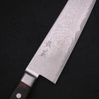 Gyuto AUS-10 Wave Nickel Damascus Western Handle 240mm-AUS-10-Damascus-Western Handle-[Musashi]-[Japanese-Kitchen-Knives]