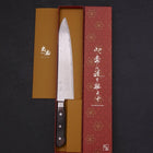 Gyuto AUS-10 Wave Nickel Damascus Western Handle 240mm-AUS-10-Damascus-Western Handle-[Musashi]-[Japanese-Kitchen-Knives]