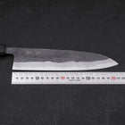 Gyuto Blue steel #2 Kurouchi Black Ishime Urushi Handle 210m-Blue steel #2-Kurouchi-Japanese Handle-[Musashi]-[Japanese-Kitchen-Knives]