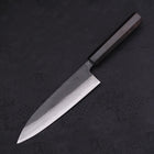 Gyuto Blue steel #2 Kurouchi Damascus Buffalo Ebony Handle 180mm-Blue steel #2-Damascus-Japanese Handle-[Musashi]-[Japanese-Kitchen-Knives]