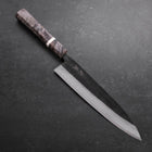 Gyuto Blue steel #2 Kurouchi Damascus Maple Handle 210mm-Blue steel #2-Damascus-Japanese Handle-[Musashi]-[Japanese-Kitchen-Knives]