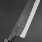 Gyuto Blue steel #2 Kurouchi Ebony Handle 210mm-Blue steel #2-Kurouchi-Japanese Handle-[Musashi]-[Japanese-Kitchen-Knives]