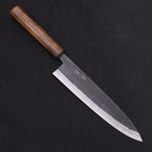 Gyuto Blue steel #2 Kurouchi Sumi Urushi Handle 210m-Blue steel #2-Kurouchi-Japanese Handle-[Musashi]-[Japanese-Kitchen-Knives]