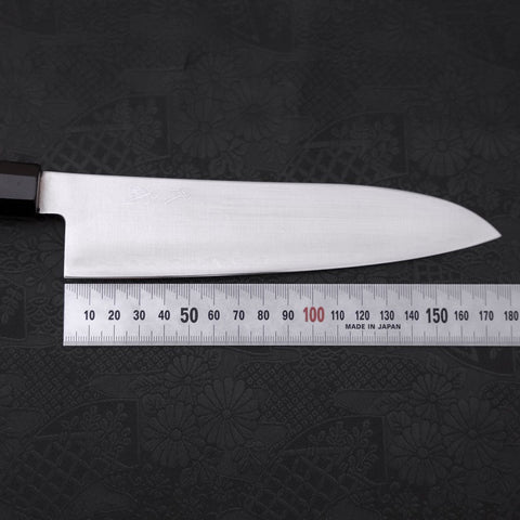 Gyuto HAP-40 Polished Buffalo Ebony Handle 180mm-HAP-40-Polished-Japanese Handle-[Musashi]-[Japanese-Kitchen-Knives]