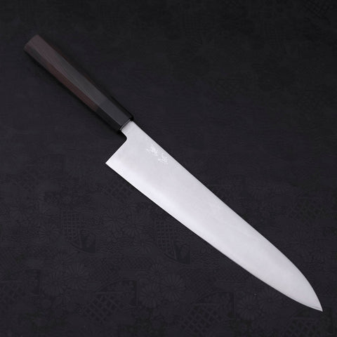 Gyuto HAP-40 Polished Buffalo Ebony Handle 270mm-HAP-40-Polished-Japanese Handle-[Musashi]-[Japanese-Kitchen-Knives]