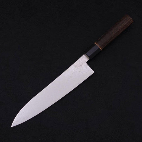 Gyuto SG-2 Damascus Buffalo Chestnuts Handle 210mm-SG-2-Damascus-Japanese Handle-[Musashi]-[Japanese-Kitchen-Knives]