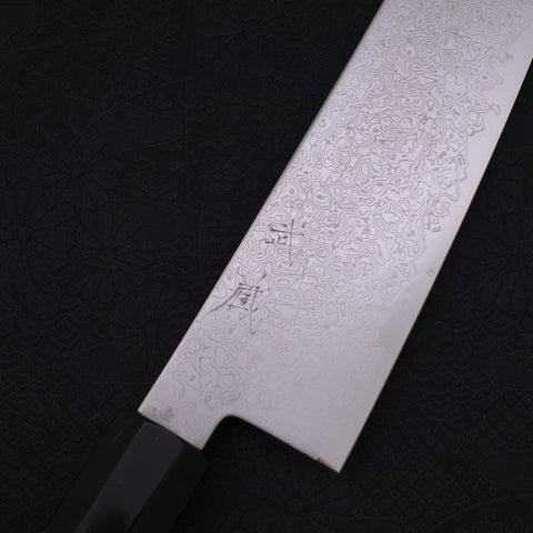 Gyuto SG-2 Damascus Buffalo Chestnuts Handle 210mm-SG-2-Damascus-Japanese Handle-[Musashi]-[Japanese-Kitchen-Knives]