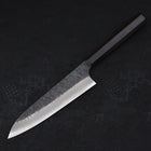 Gyuto SG-2 Kurouchi Tsuchime Buffalo Ebony Handle 210mm-SG-2-Kurouchi-Japanese Handle-[Musashi]-[Japanese-Kitchen-Knives]