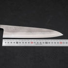 Gyuto SKD11 Nashiji Ebony Handle 210mm-SKD11-Nashiji-Japanese Handle-[Musashi]-[Japanese-Kitchen-Knives]