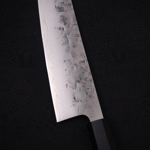 Gyuto SLD Nashiji Washi Buffalo Ebony Handle 210mm-SLD-Nashiji Washi-Japanese Handle-[Musashi]-[Japanese-Kitchen-Knives]