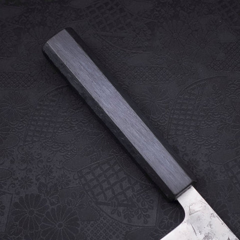 Gyuto SLD Nashiji Washi Dark Blue Urushi Handle 240mm-SLD-Nashiji Washi-Japanese Handle-[Musashi]-[Japanese-Kitchen-Knives]