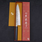 Gyuto SLD Nashiji Washi Dark Blue Urushi Handle 240mm-SLD-Nashiji Washi-Japanese Handle-[Musashi]-[Japanese-Kitchen-Knives]