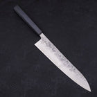 Gyuto SLD Nashiji Washi Dark Blue Urushi Handle 240mm-SLD-Nashiji Washi-Japanese Handle-[Musashi]-[Japanese-Kitchen-Knives]