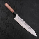 Gyuto SLD Nashiji Washi Walnut Handle 240mm-SLD-Nashiji Washi-Japanese Handle-[Musashi]-[Japanese-Kitchen-Knives]