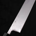 Gyuto SLD Wave Nickel Damascus Walnut Handle 240mm-SLD-Damascus-Japanese Handle-[Musashi]-[Japanese-Kitchen-Knives]