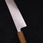 Gyuto SLD Wave Nickel Damascus Yaki Urushi Handle 210mm-SLD-Damascus-Japanese Handle-[Musashi]-[Japanese-Kitchen-Knives]