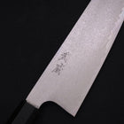 Gyuto Silver Steel #3 Damascus Buffalo Ebony Handle 240mm-Silver steel #3-Damascus-Japanese Handle-[Musashi]-[Japanese-Kitchen-Knives]