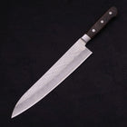 Gyuto Silver Steel #3 Nashiji Western Handle 240mm-Silver steel #3-Nashiji-Western Handle-[Musashi]-[Japanese-Kitchen-Knives]