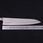 Gyuto Silver Steel #3 Nashiji Western Handle 240mm-Silver steel #3-Nashiji-Western Handle-[Musashi]-[Japanese-Kitchen-Knives]