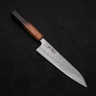 Gyuto Silver Steel #3 Nashiji Yaki Urushi Handle 180mm-Silver steel #3-Nashiji-Japanese Handle-[Musashi]-[Japanese-Kitchen-Knives]