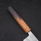 Gyuto Silver Steel #3 Nashiji Yaki Urushi Handle 210mm-Silver steel #3-Nashiji-Japanese Handle-[Musashi]-[Japanese-Kitchen-Knives]